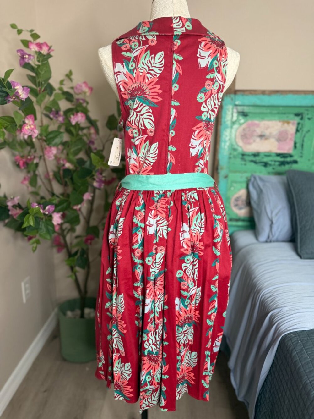 Bettie Page by Tatyana Retro Vintage Style Pin-Up Dress - Size M - Picture 5 of 7